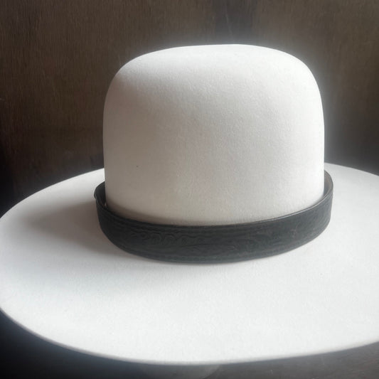 Tooled Leather Hat Band
