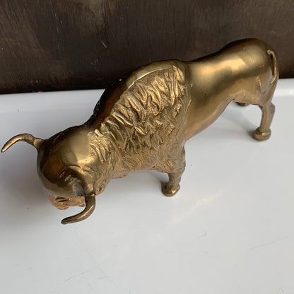 Solid Brass Buffalo