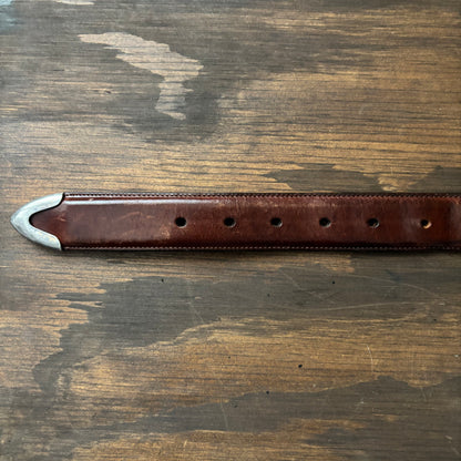 Vintage Brighton Brown Leather Belt