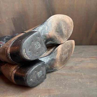 Vintage Dan Post Reptile Foot Boots