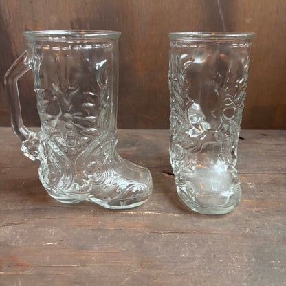 Vintage Boot Glasses (set of 2)