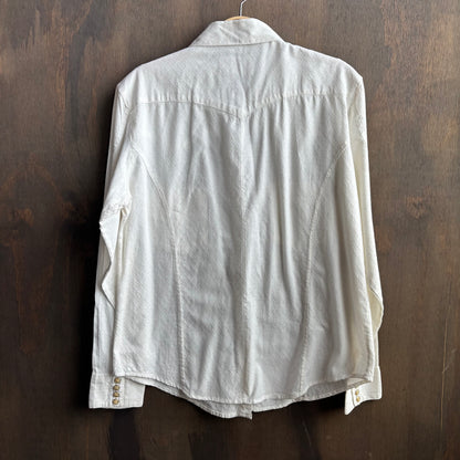 Scully Cream Super Pearl Snap