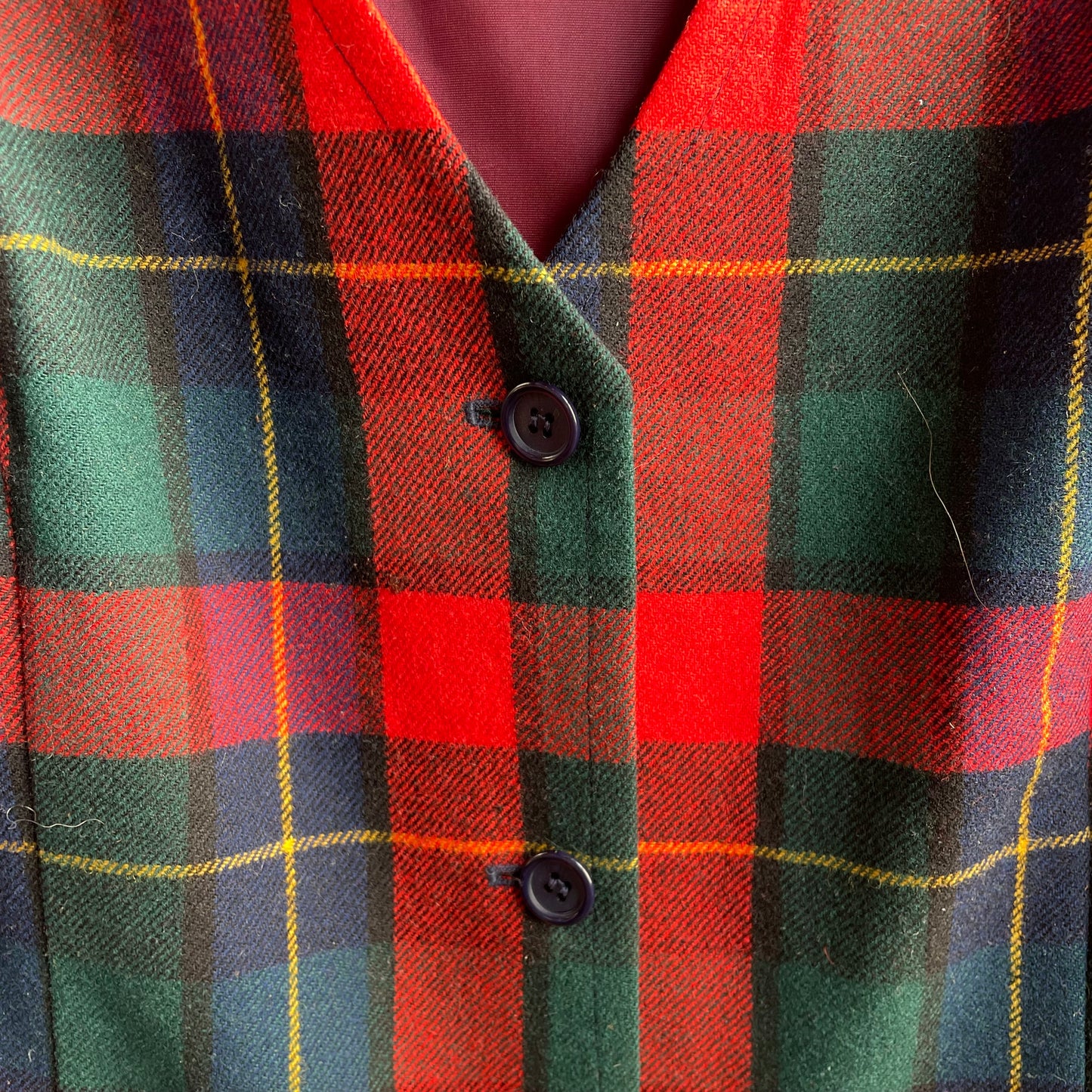 Vintage 1960s Pendleton wool vest