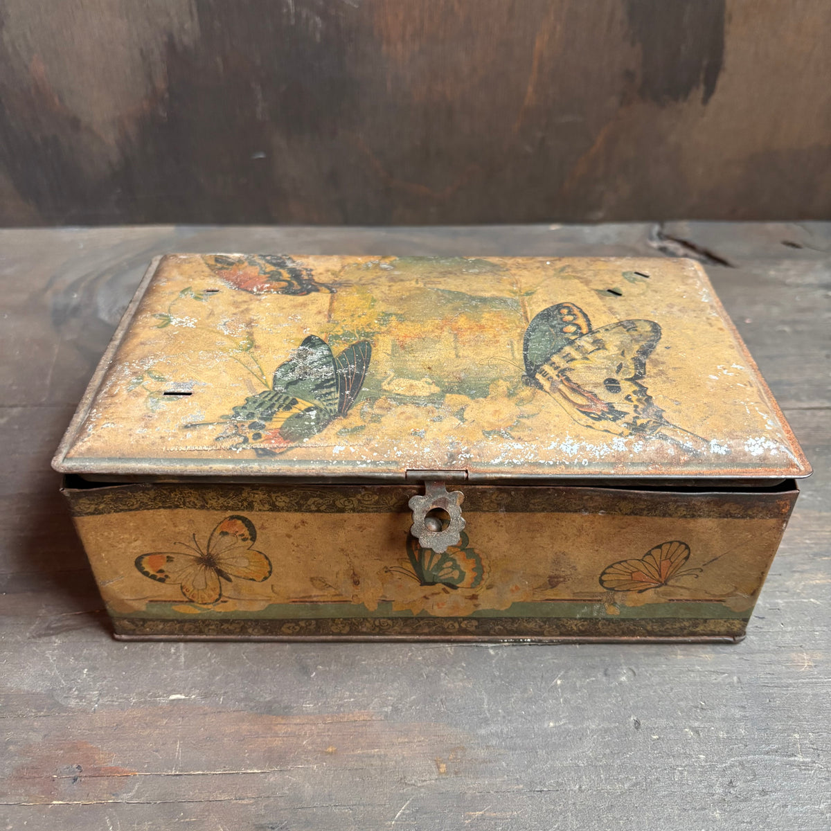 Vintage Butterfly Chocolate Box