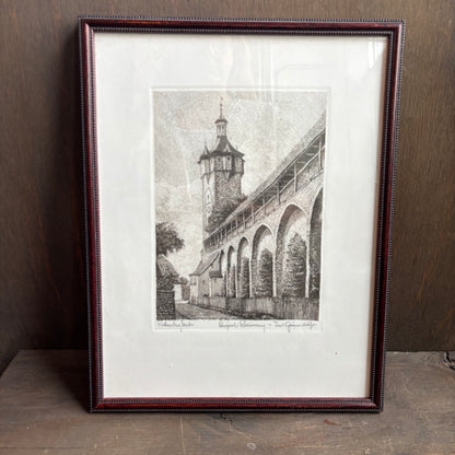 Rothenberg Tuber Signed Etching