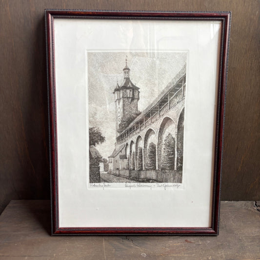 Rothenberg Tuber Signed Etching