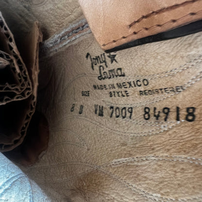 Tony Lama Tan Leather Boots