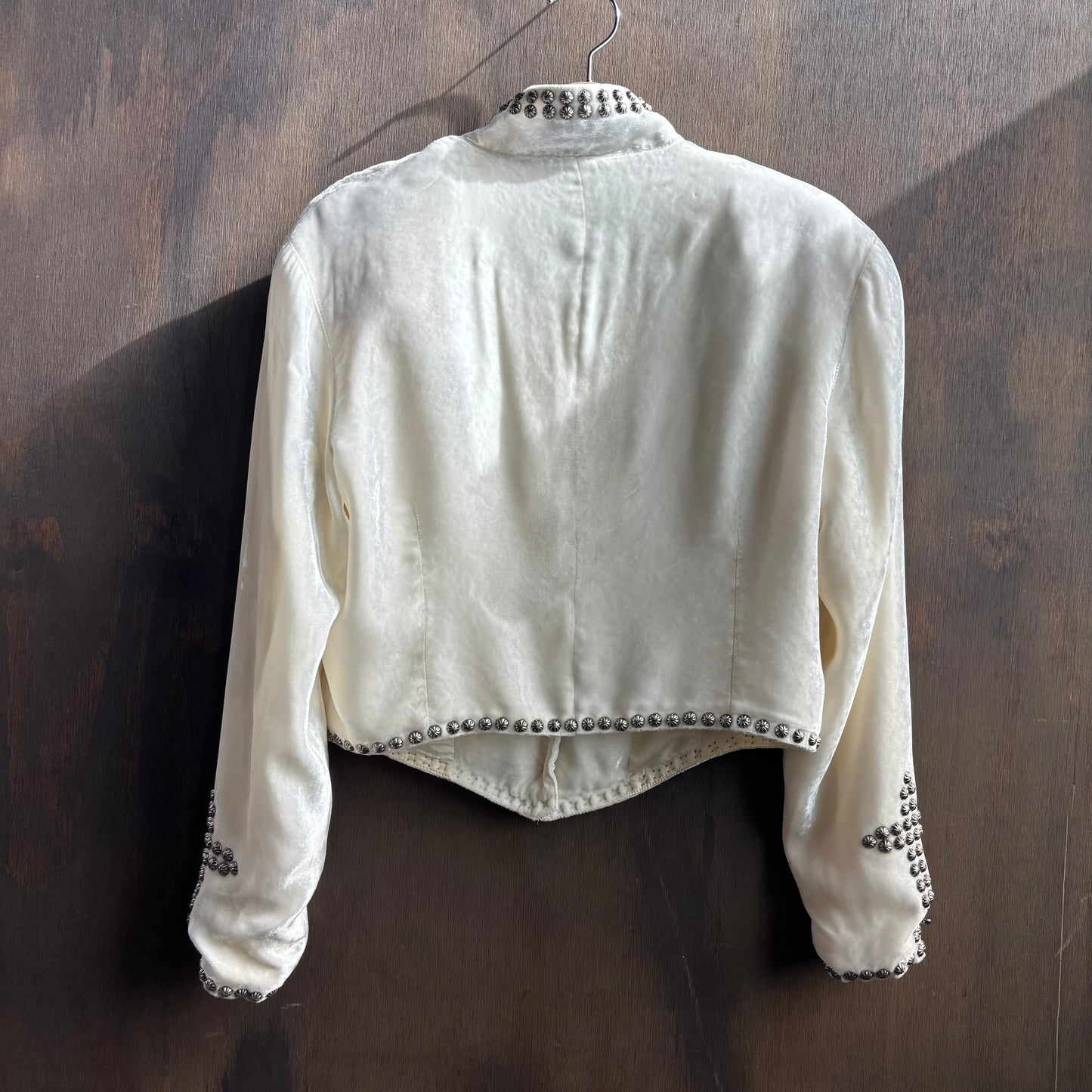 Double D Ranchwear White Velvet Jacket