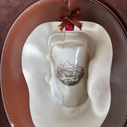 Vintage Velveteen Brown Hat
