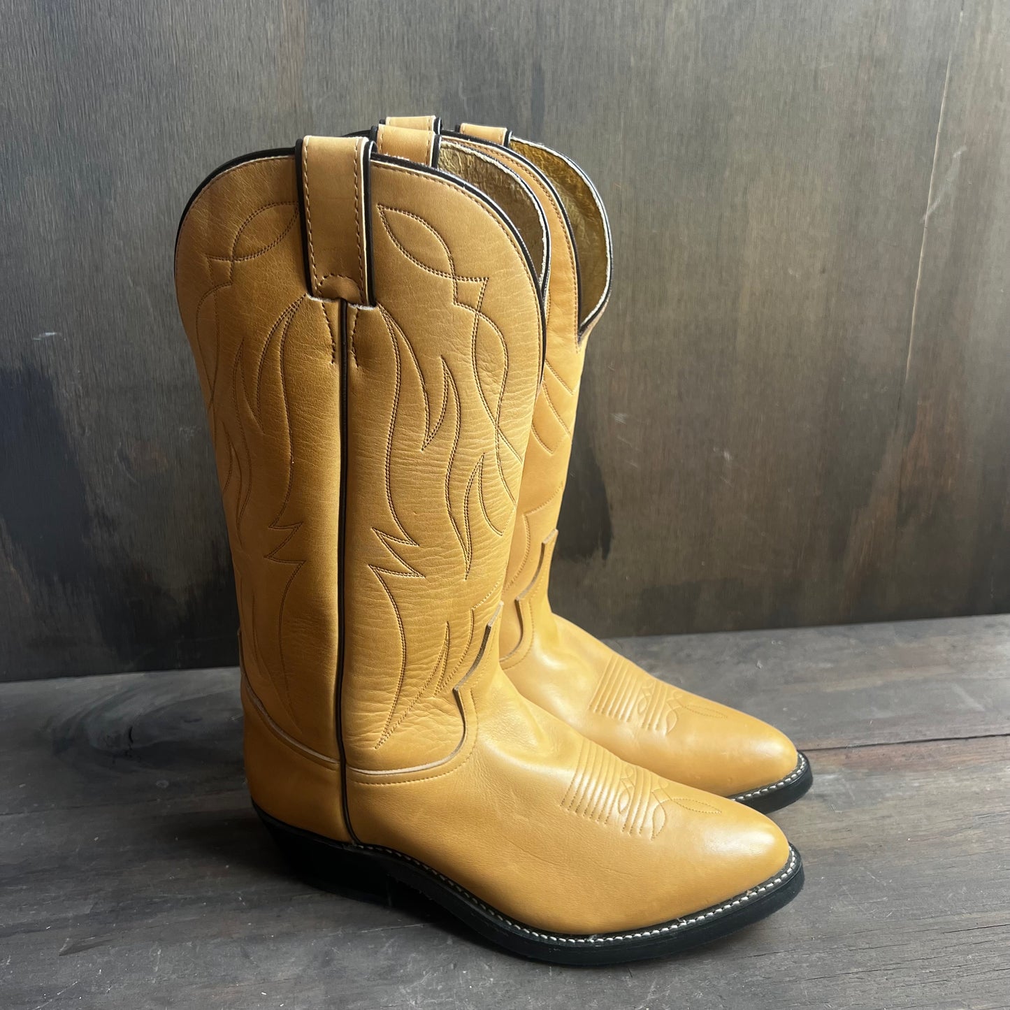 Tony Lama Tan Leather Boots