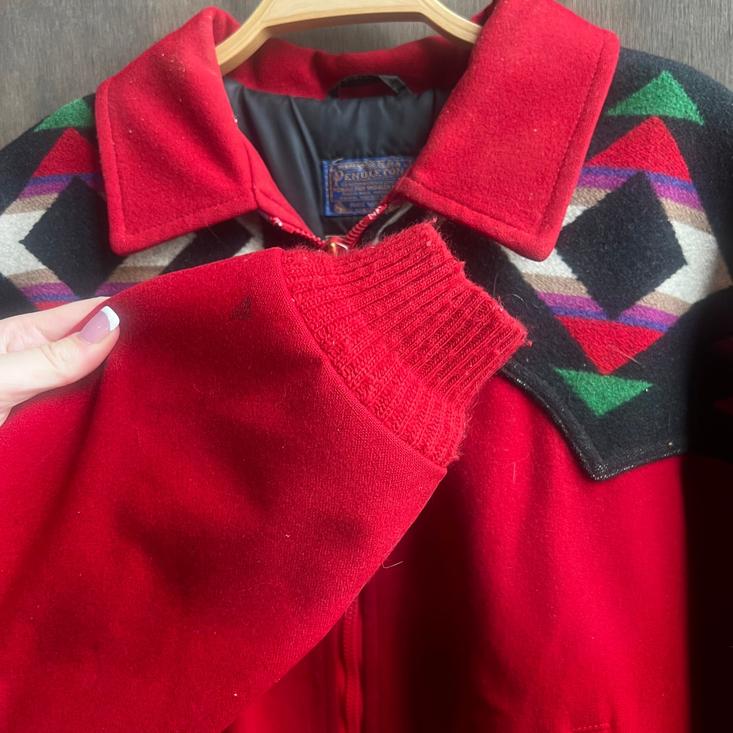 Red Pendleton Jacket