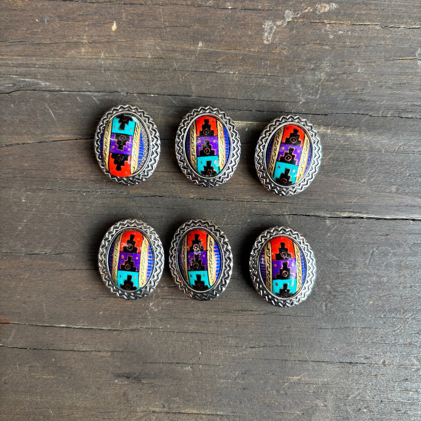 Southwestern Button Covers
