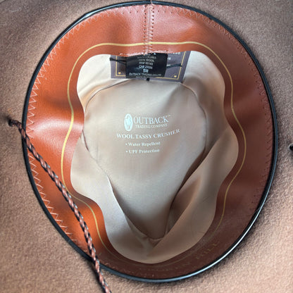 Outback Brown Wool Hat