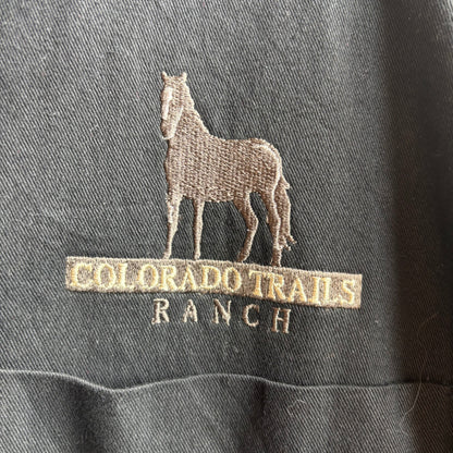 Colorado Trails Ranch Black Button Up