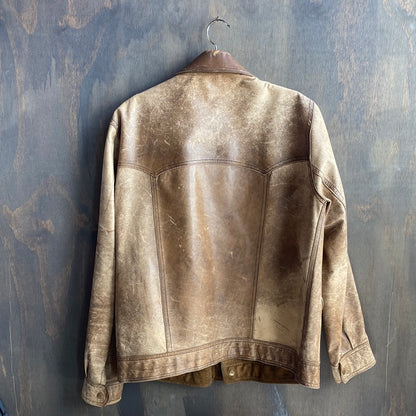 Vintage HUC Suede and Leather Jacket