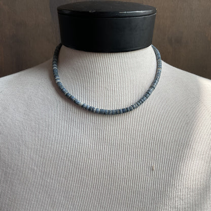 Blue Coral Bead Necklace