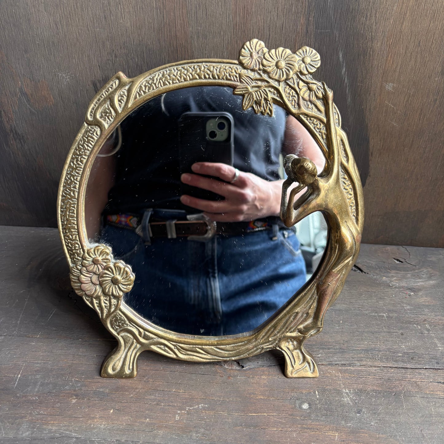 Brass Vanity Mirror