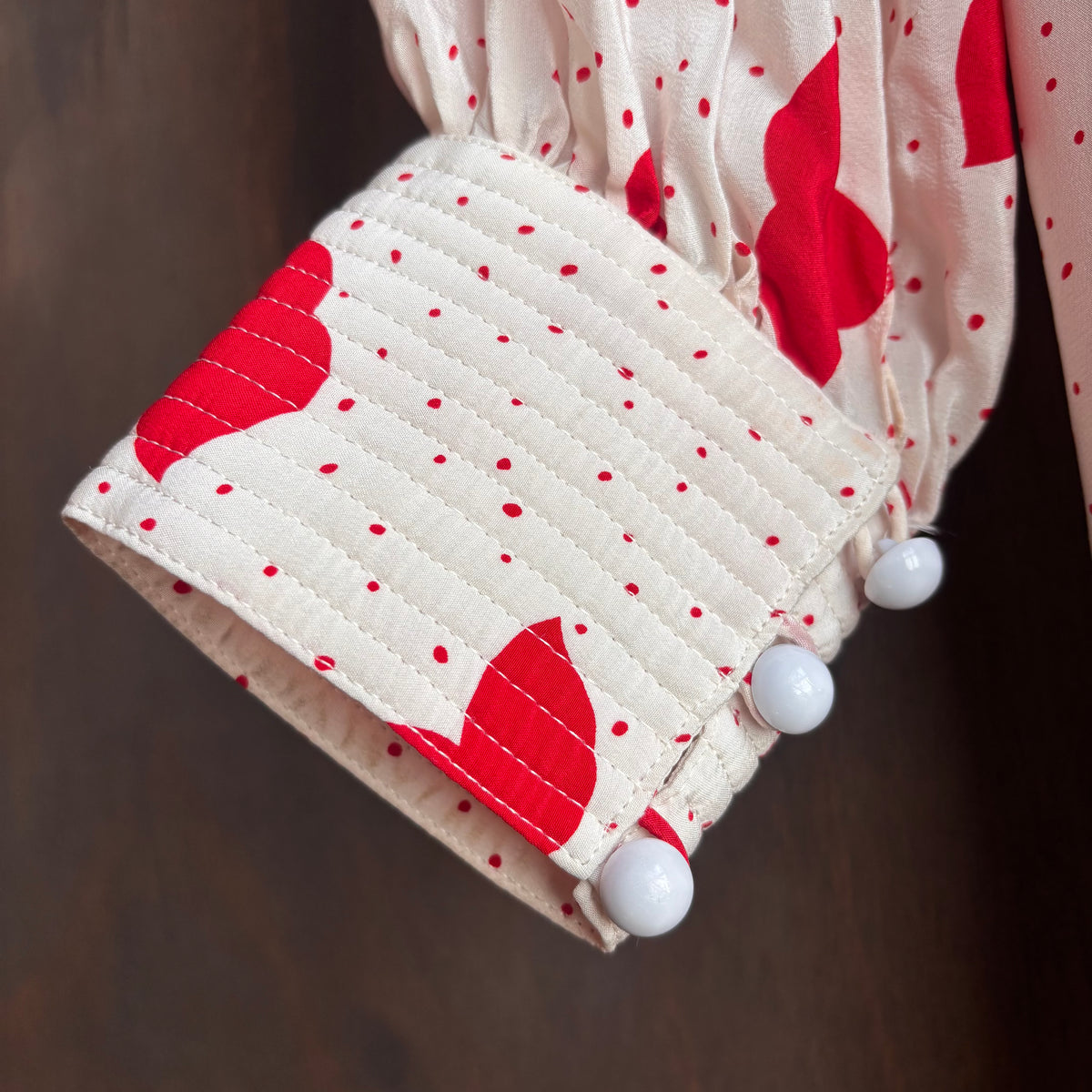 Red Print Dress