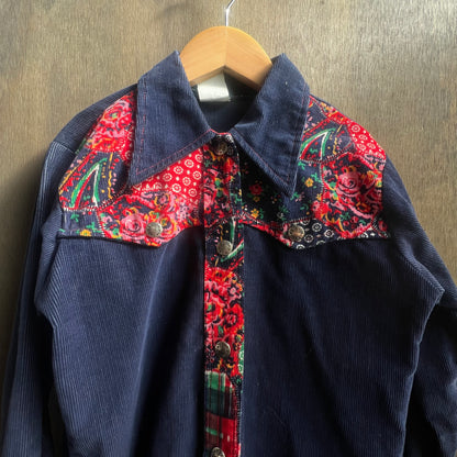 Kids Blue Corduroy Set