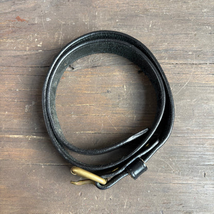 Tory Black Leather Belt