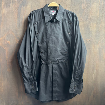 Ely Diamond Black Cavalry Bib Pearl Snap