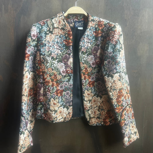 Circle T Floral Blazer