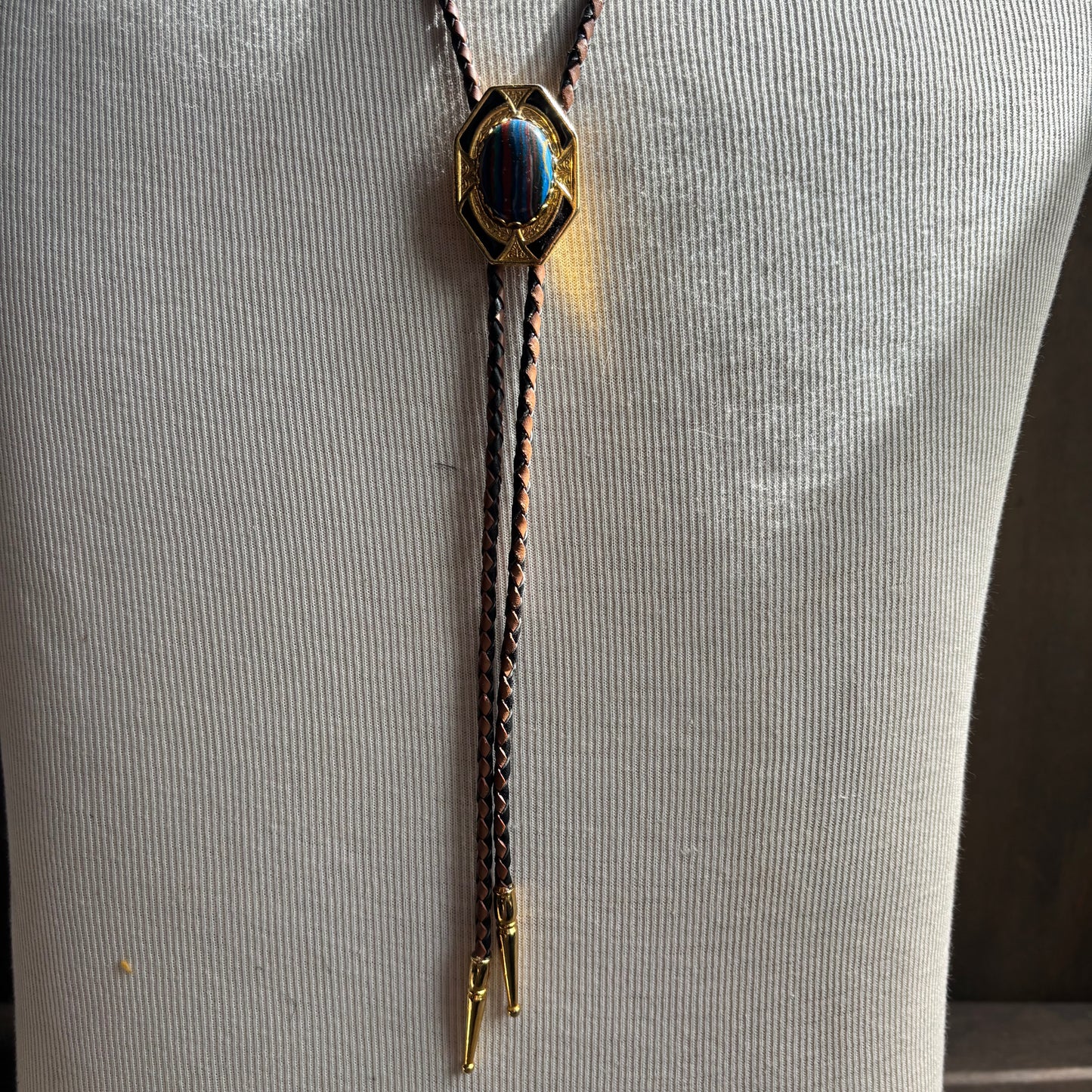 Multi Color Oval Bolo