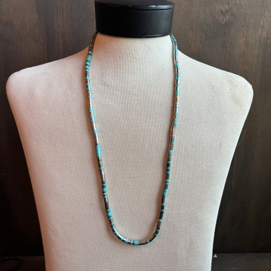 Stretch Silver Necklace