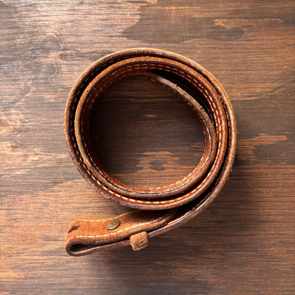 Vintage Tan Rough Out Belt