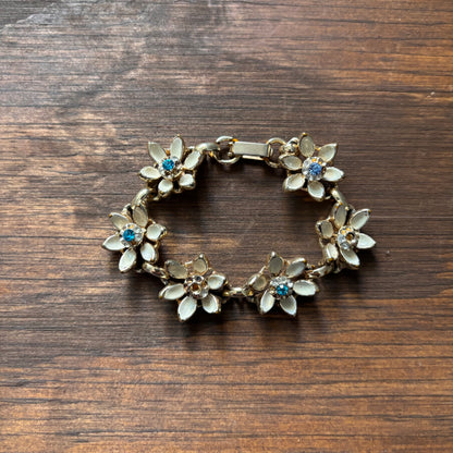 Vintage Kids Metal Flower Bracelet