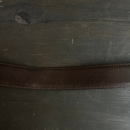 Martin Dingman Brown Leather Belt