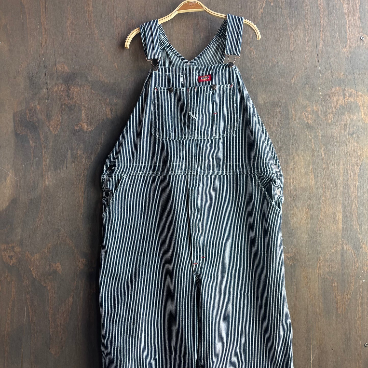 Vintage Dickie's Conductor Stripe Overalls