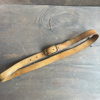 Vintage leather belt