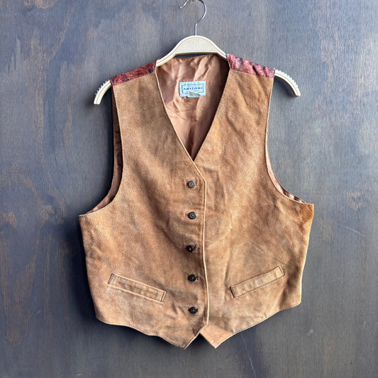 Arizona Jeans Co Beige Leather Vest
