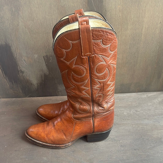 Plainsman Tan Cowboy Boots