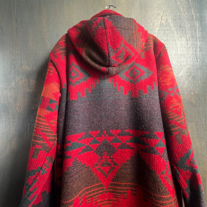 Woolrich Long Red Trench Coat