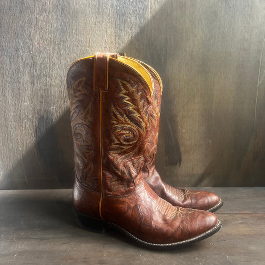 Justin Brown Cowboy Boots