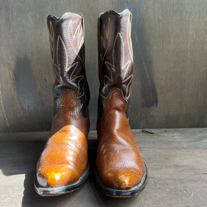 Acme Two-Tone Leather Boots