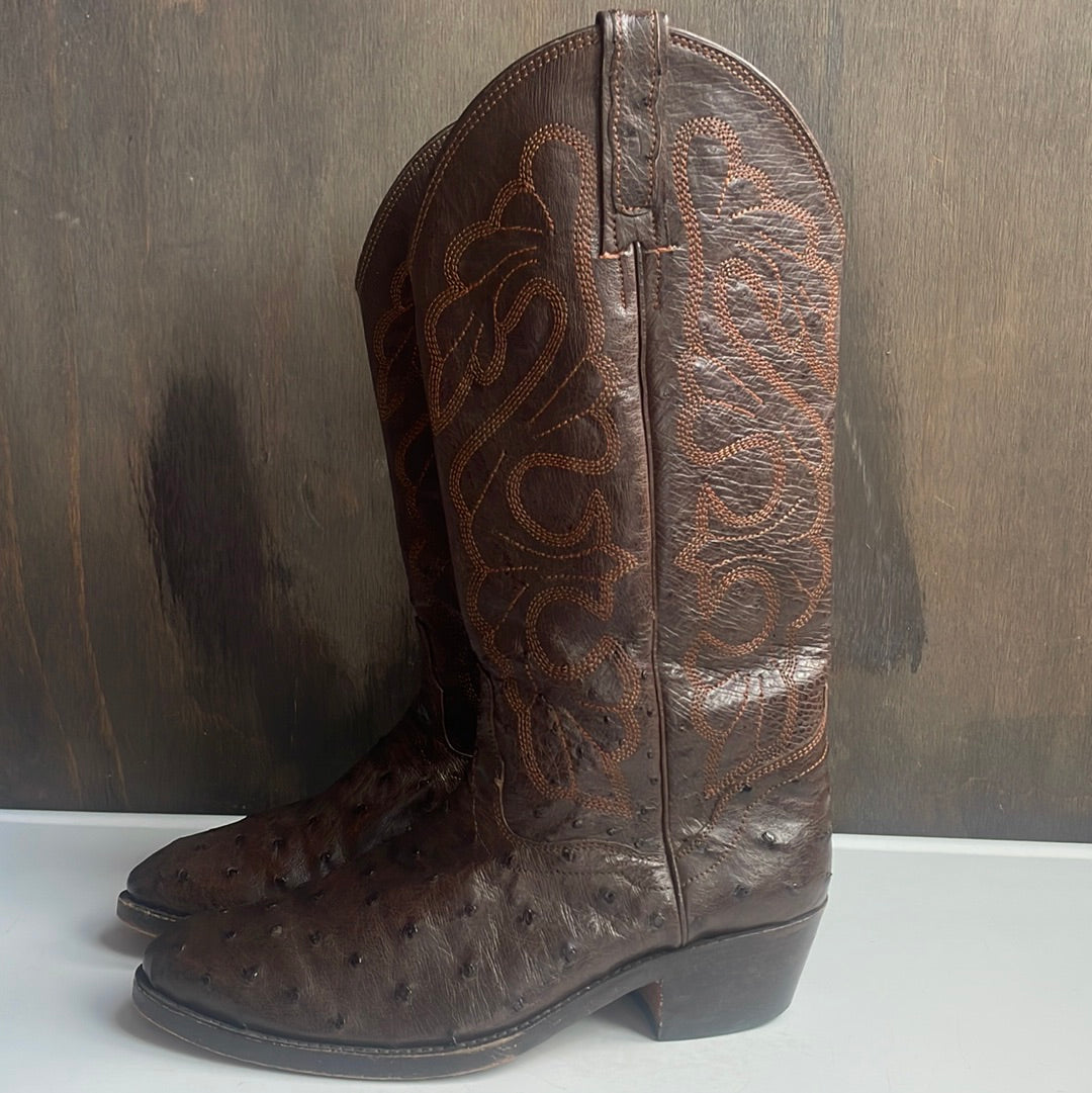 Ostrich Cowboy Boots