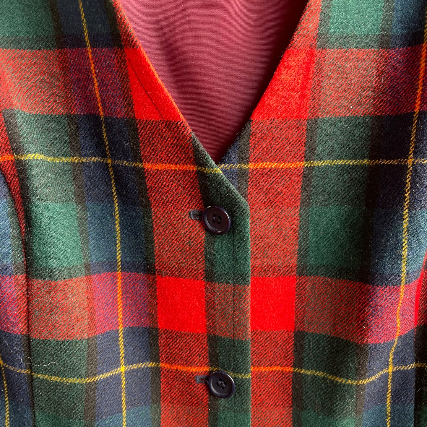 Vintage 1960s Pendleton wool vest