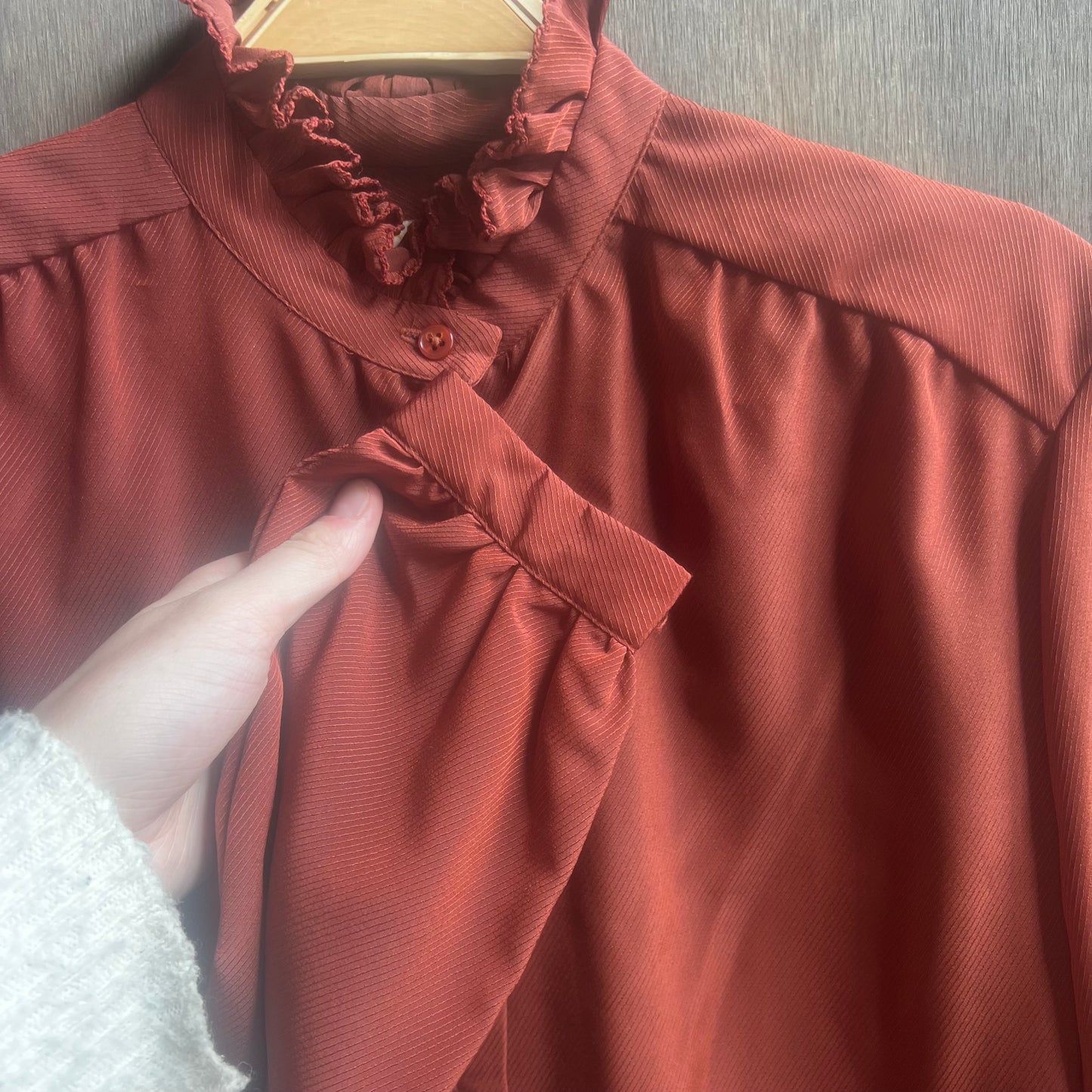 Country Sophisticates Burnt Orange Western Shirt