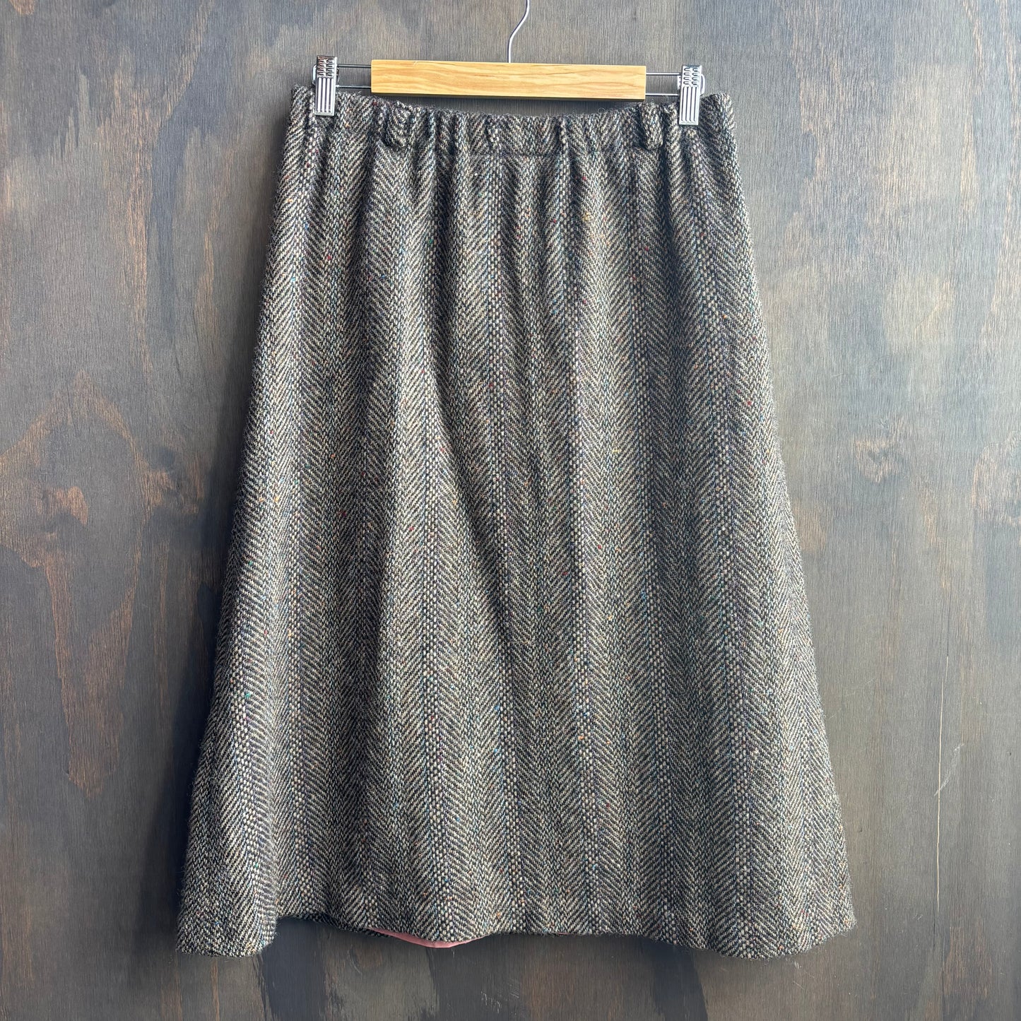 Vintage Wool Flare Skirt