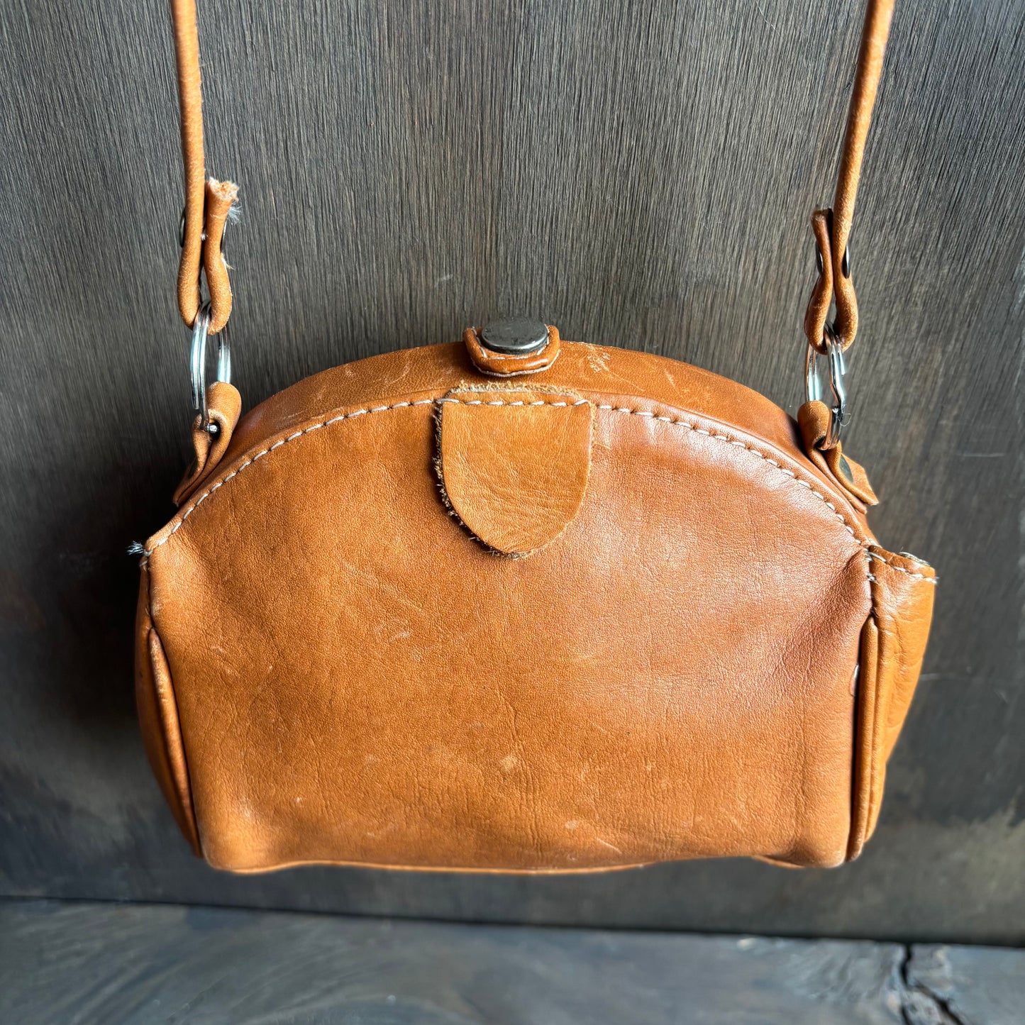 Tan Leather Mini Bag