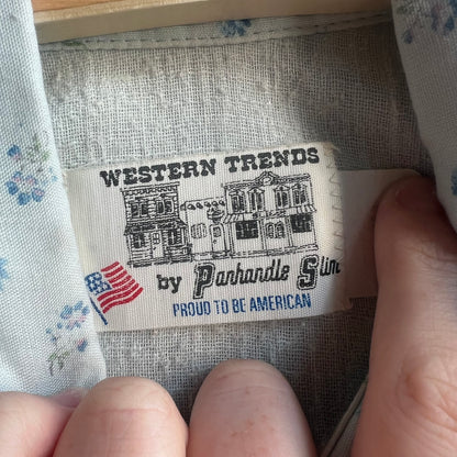 Panhandle Slim Light Blue Western Shirt