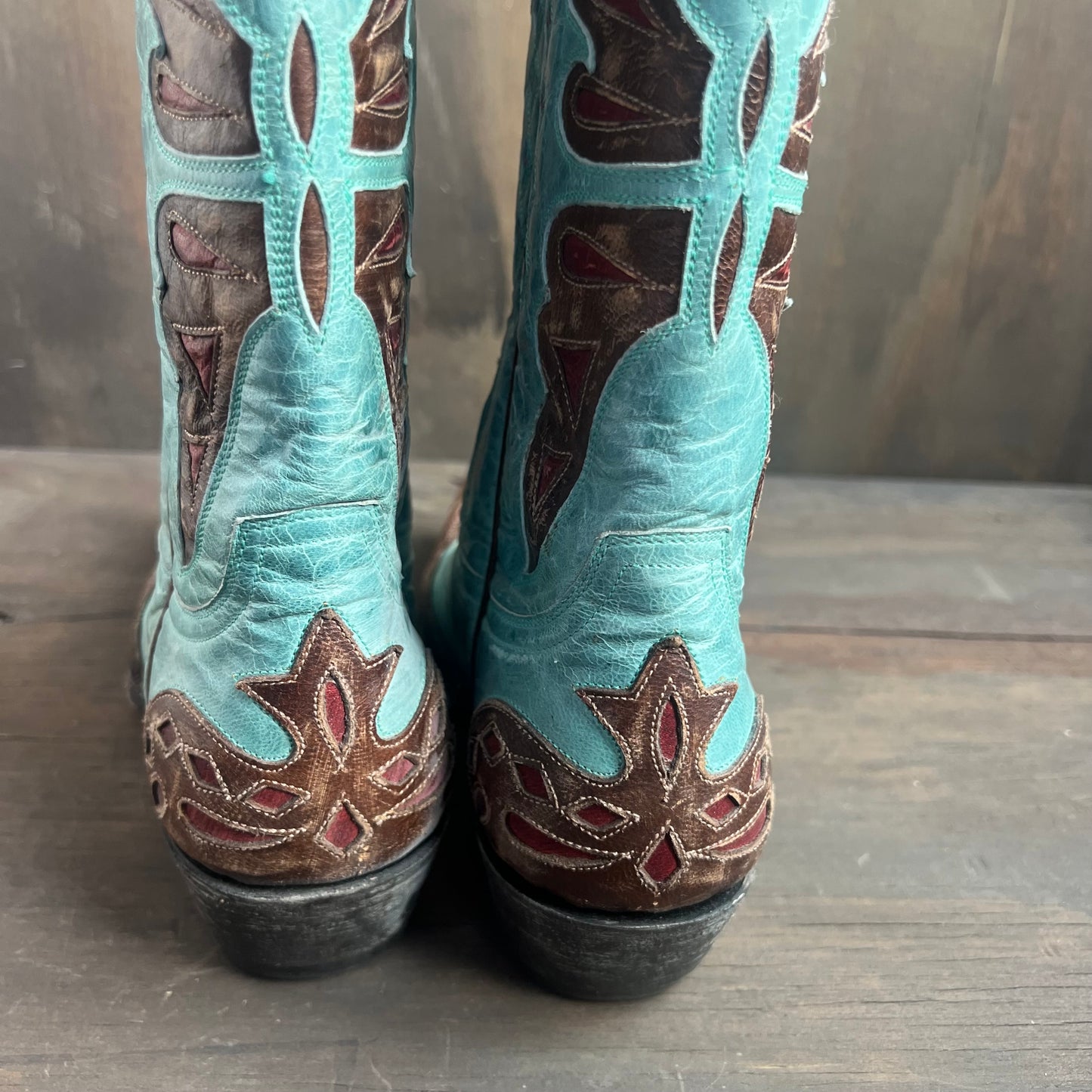 Old Gringo Turquoise Butterfly Boots