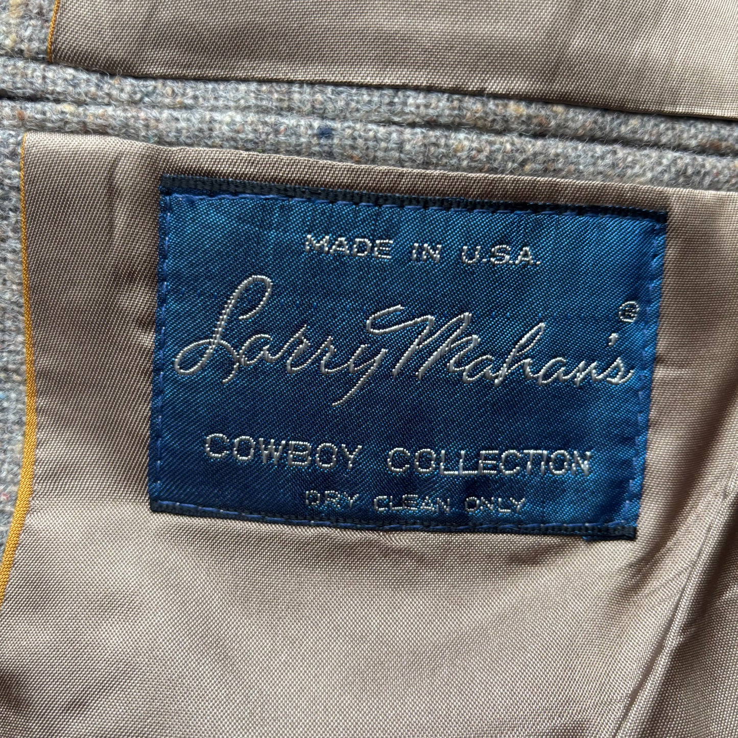Vintage Larry Mahan Tweed Jacket