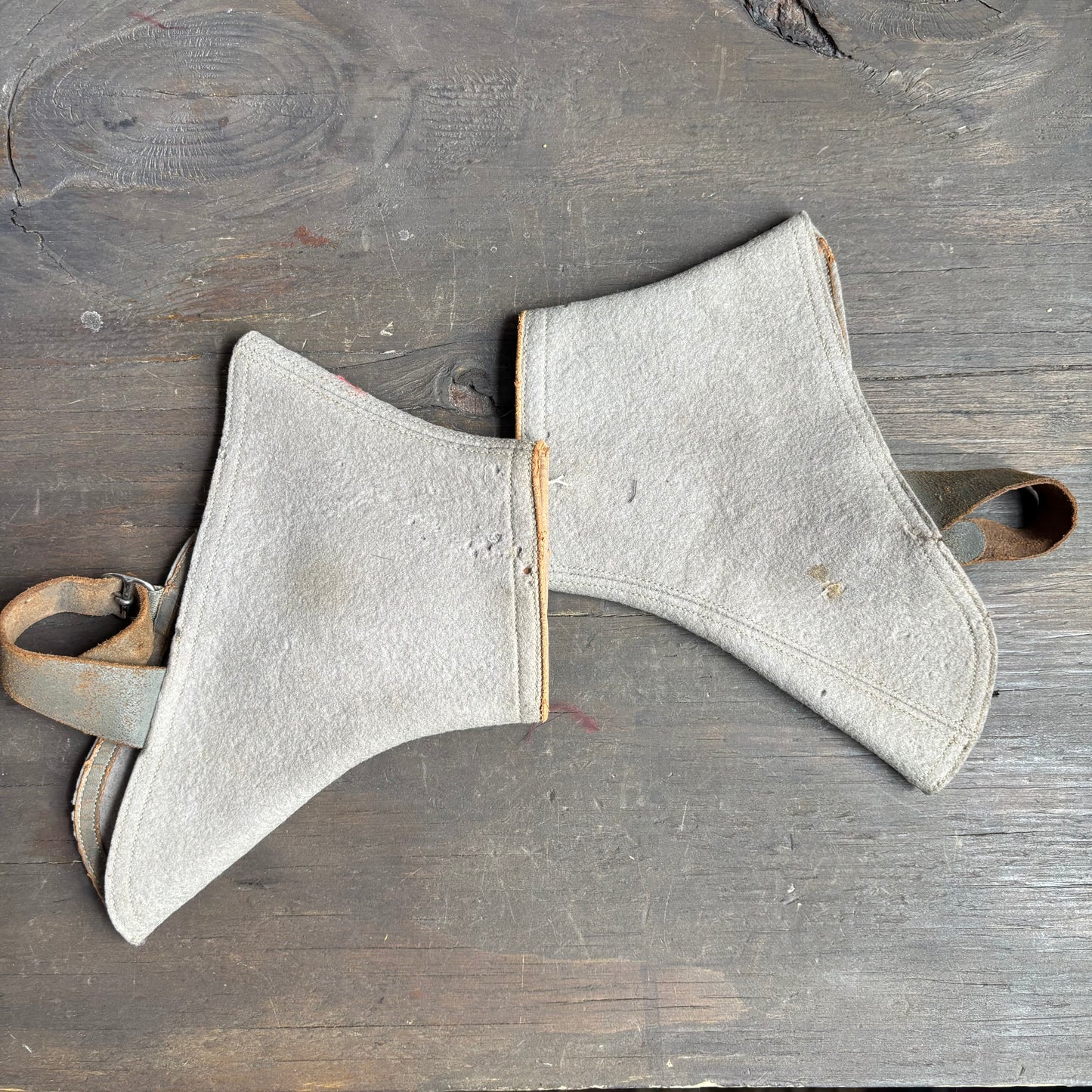 Vintage Beige Spats