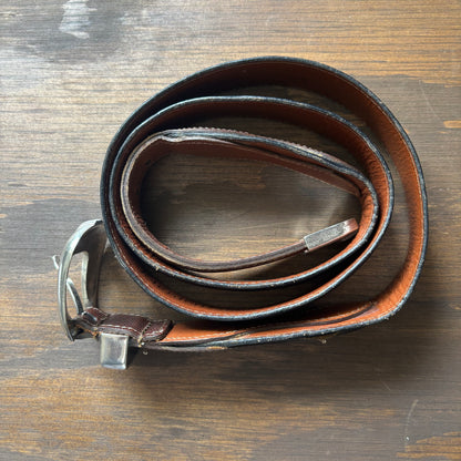 Two-Tone Leather Belt