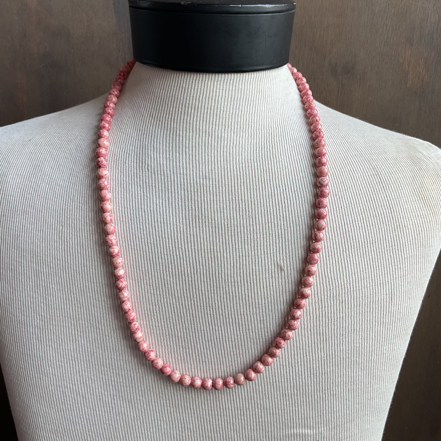 Rhodonite Beaded Necklace