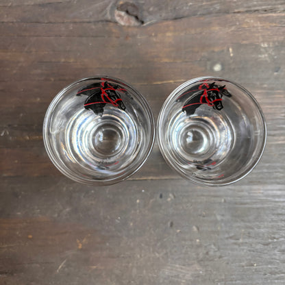 Vintage Kentucky Derby Shot Glasses (set of 2)